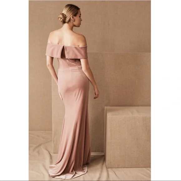 open lace back dress Ladivine BD4002 - V-Neck Wrap Style Classic Prom Gown S / Royal main image 1